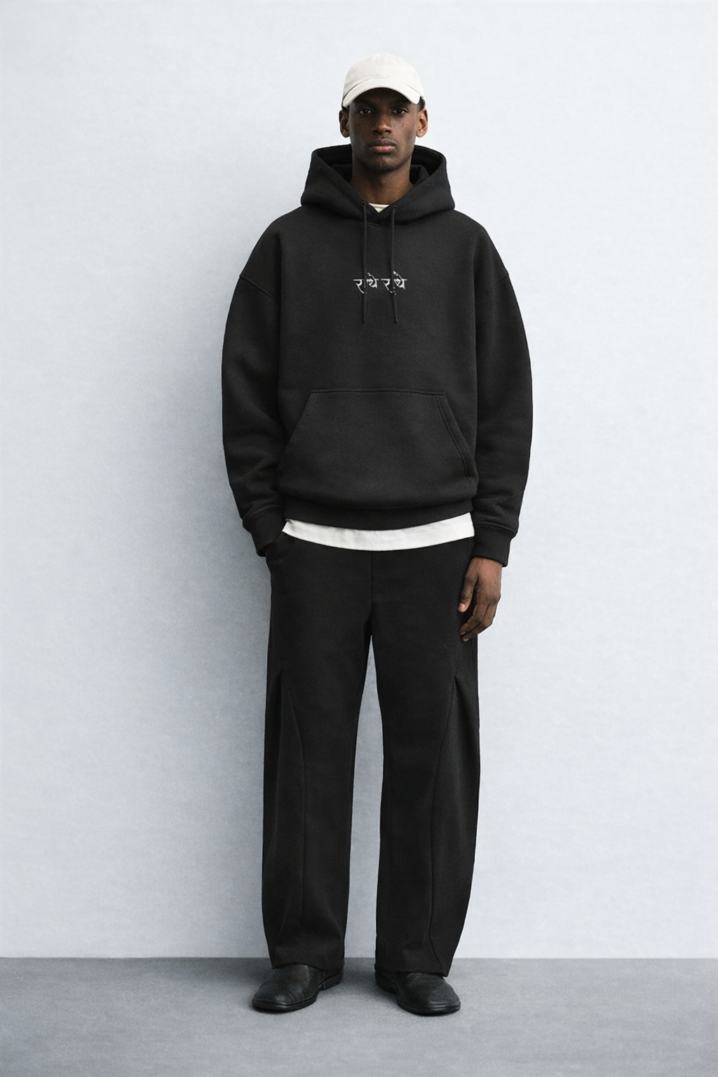 Embroidery Oversized Hoodie